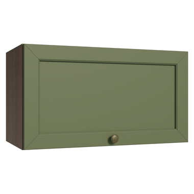 Alacena 60 cm 1 Puerta Rebatible Marrón/Verde Vik Madesa