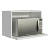 Alacena Cocina 100% MDF 60 cm con Nicho para Microondas e Horno Blanco Acordes Madesa