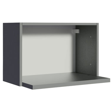 Alacena 60 cm Nicho para Microondas y Horno Gris Nice Madesa