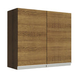 Alacena 70 cm 2 Puertas Marrón Glamy Madesa
