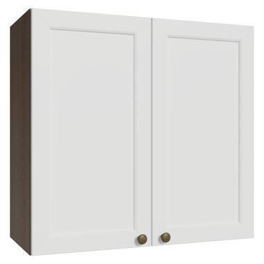 Alacena 70 cm 2 Puertas Marrón/Blanco Vik Madesa