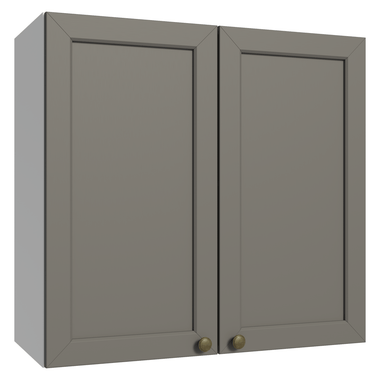 Alacena 70 cm 2 Puertas Blanco/Gris Vik Madesa
