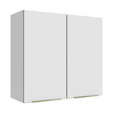 Alacena Cocina 70 cm 2 Puertas Blanco/Blanco Aterciopelado Lux Madesa