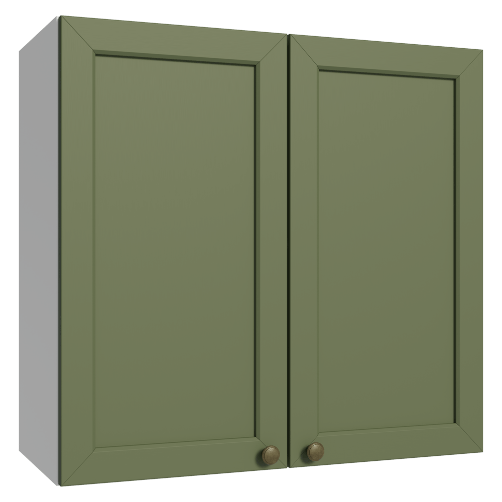 Alacena 70 cm 2 Puertas Blanco/Verde Vik Madesa