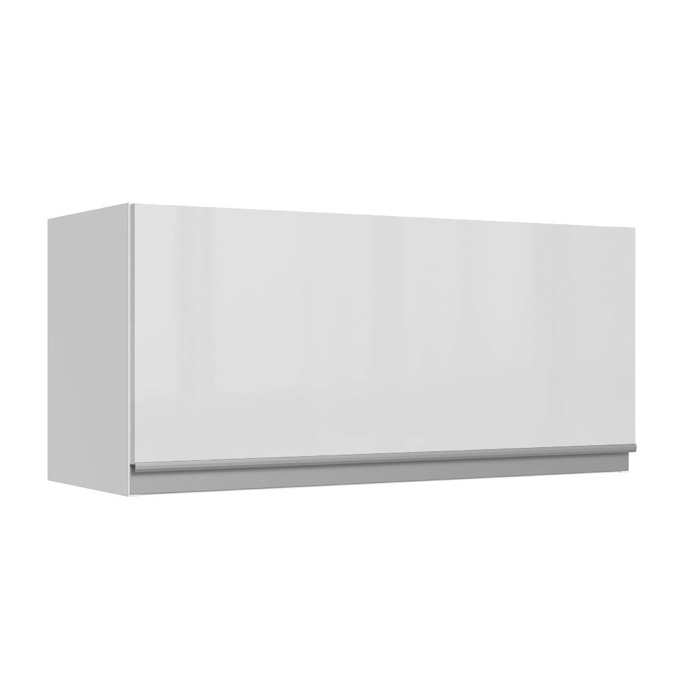 Alacena Cocina 100% MDF 70 cm 1 Puerta Abatible Frente Blanco Brillante Acordes Madesa