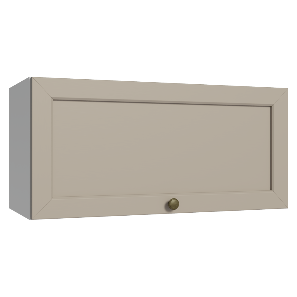Alacena Cocina 70 cm 1 Pueta Abatible Blanco/Crema Vik Madesa