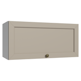 Alacena Cocina 70 cm 1 Pueta Abatible Blanco/Crema Vik Madesa