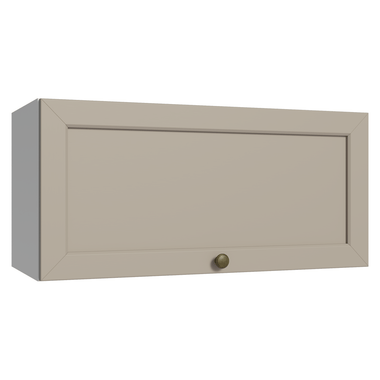 Alacena 70 cm 1 Puerta Abatible Blanco/Crema Vik Madesa