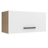 Alacena 70 cm 1 Puerta Agata Marrón/Blanco