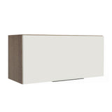 Alacena Cocina 70 cm 1 Puerta Abatible Marrón/Blanco Stella Madesa