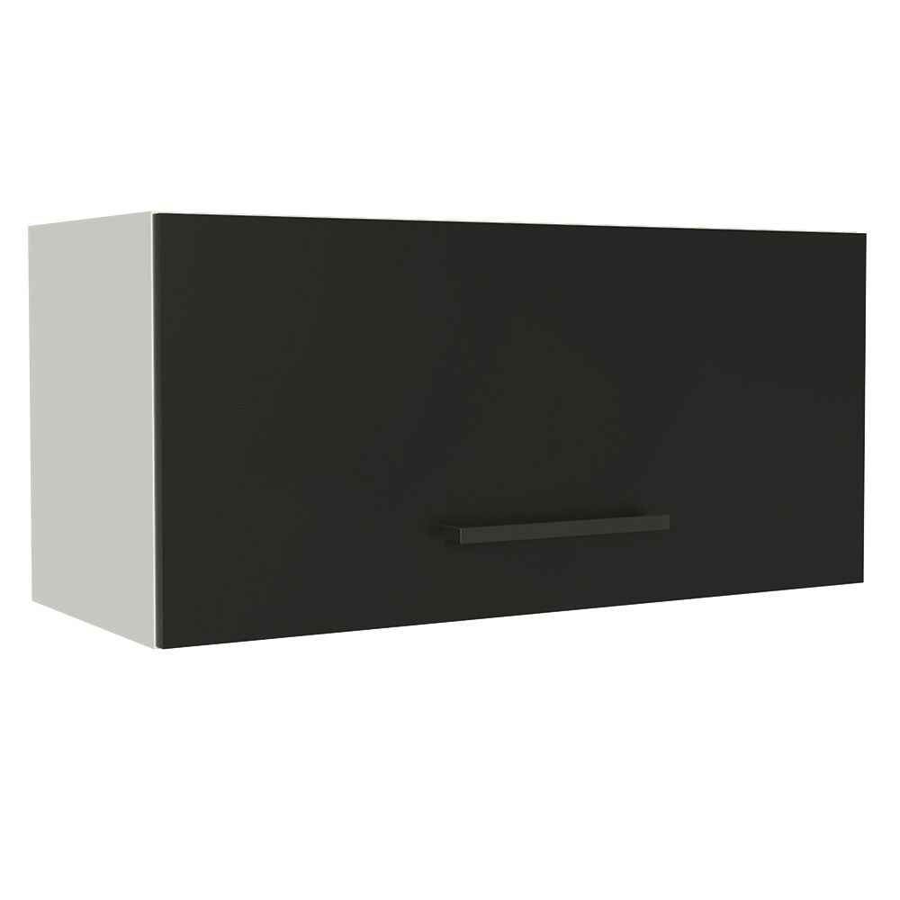 Alacena 70 cm 1 Puerta Agata Blanco/Negro
