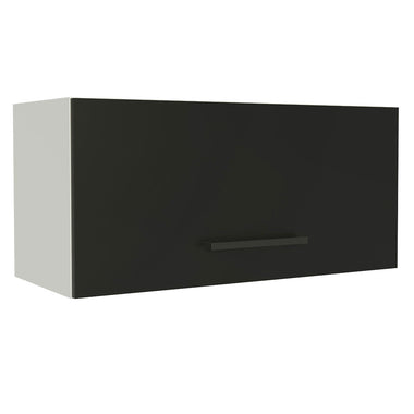 Alacena 70 cm 1 Puerta Blanco/Negro Agata Madesa