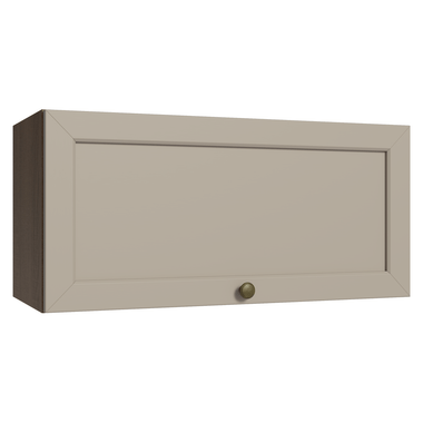 Alacena 70 cm 1 Puerta Abatible Marrón/Crema Vik Madesa