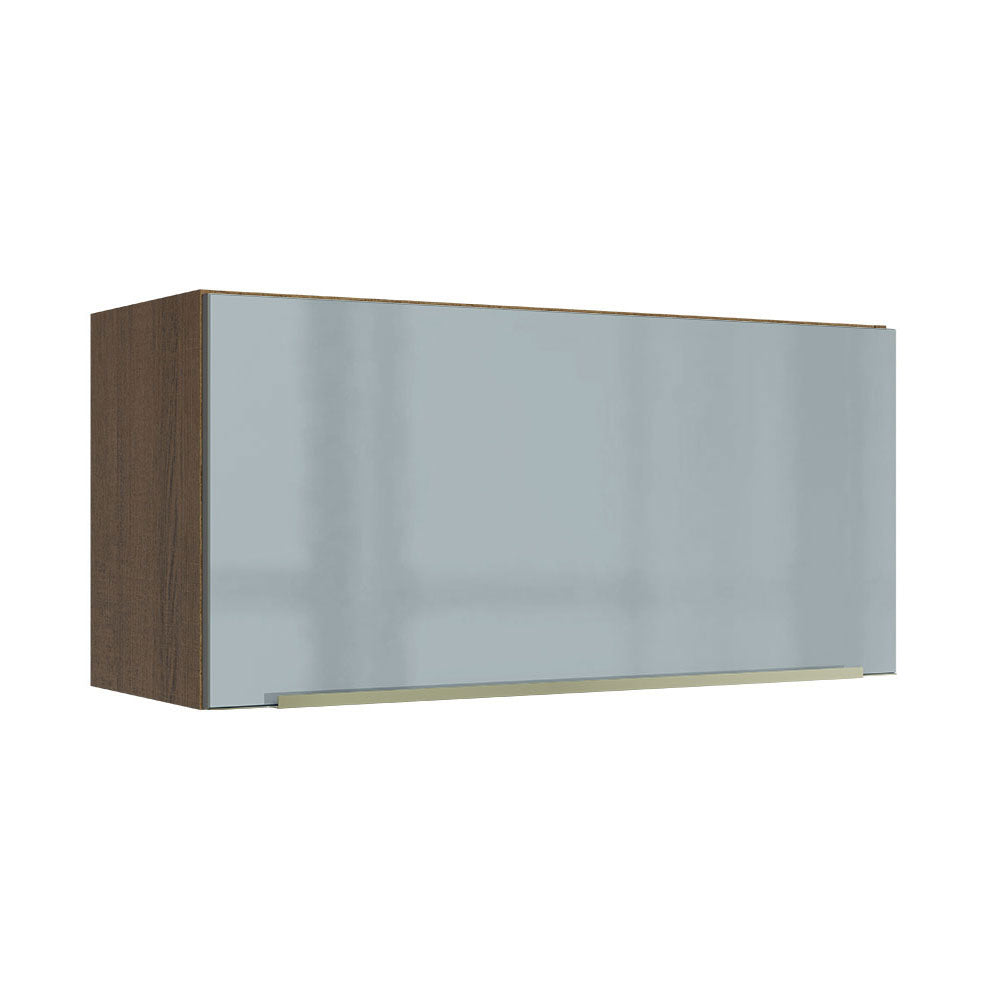 Alacena 70 cm 1 Puerta Lux Marrón/Gris