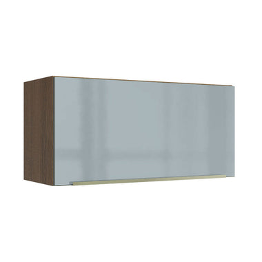 Alacena 70 cm 1 Puerta Marrón/Gris Lux Madesa