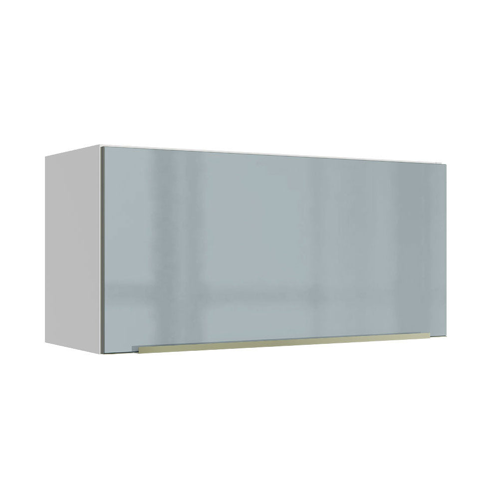 Alacena 70 cm 1 Puerta Lux Blanco/Gris