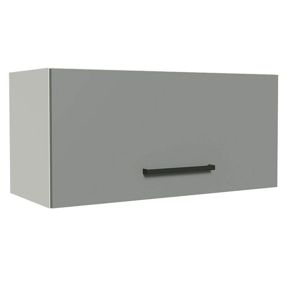 Alacena 70 cm 1 Puerta Agata Blanco/Gris