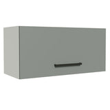 Alacena 70 cm 1 Puerta Agata Blanco/Gris