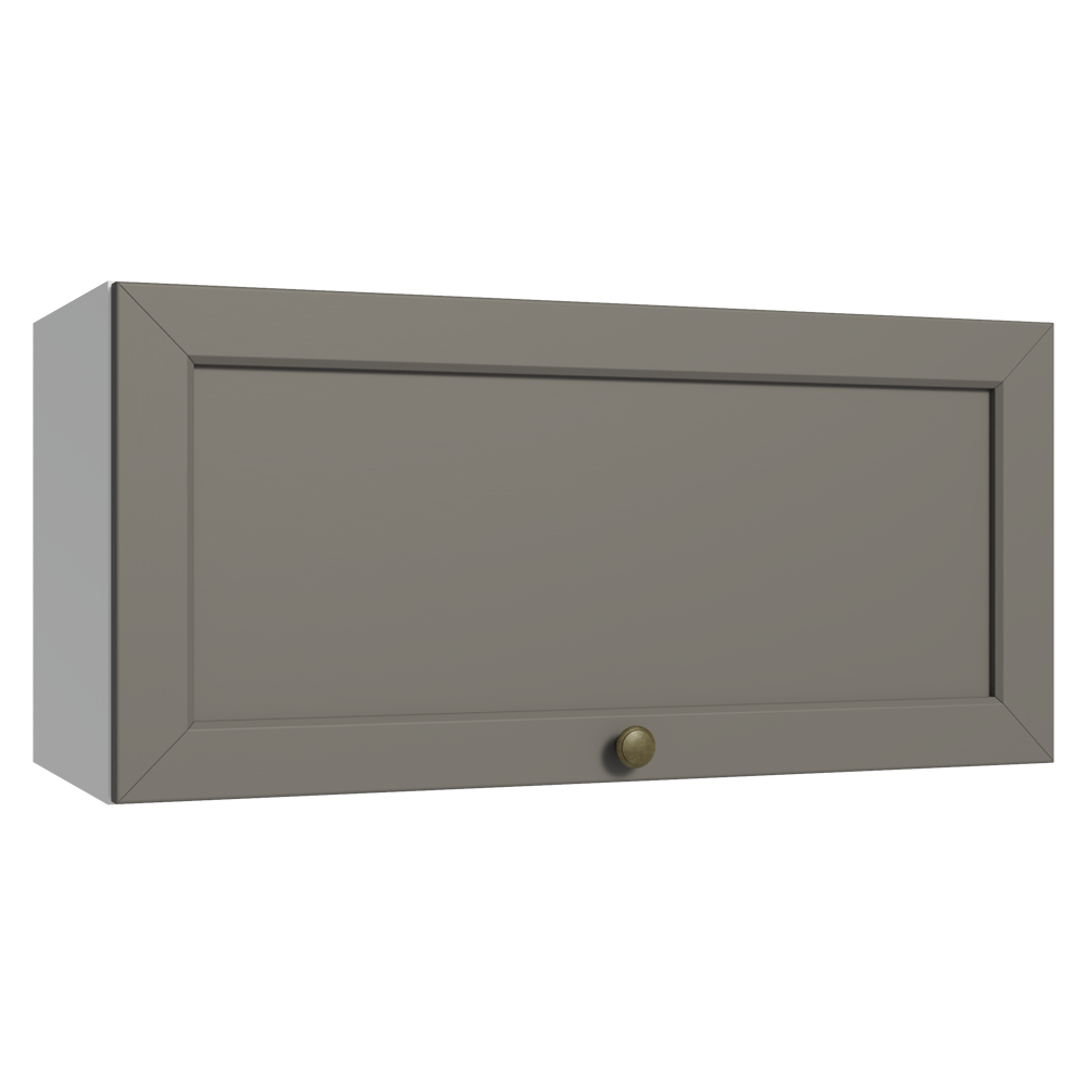 Alacena 70 cm 1 Puerta Puerta Rebatible Blanco/Gris Vik Madesa