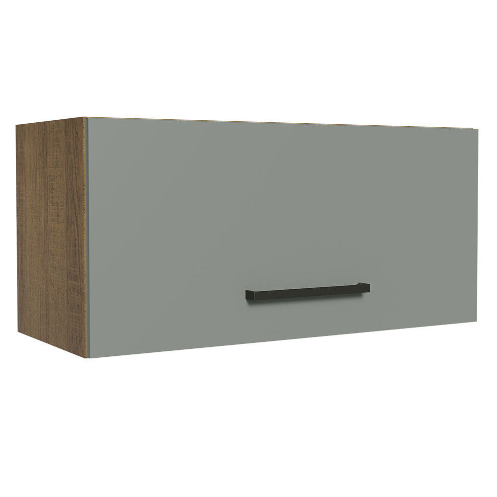 Alacena 70 cm 1 Puerta Agata Marrón/Gris