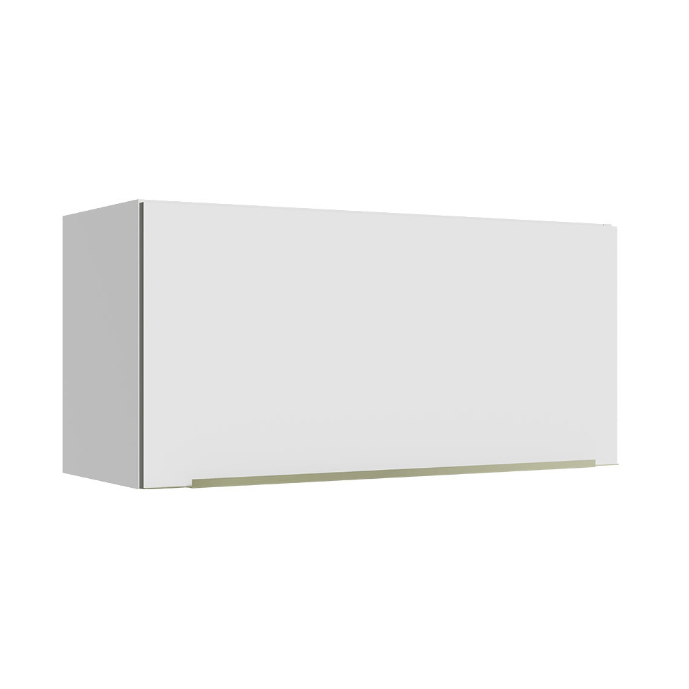 Alacena Cocina 70 cm 1 Puerta Blanco/Blanco Aterciopelado Lux Madesa