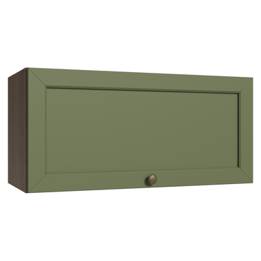 Alacena 70 cm 1 Puerta Rebatible Marrón/Verde Vik Madesa