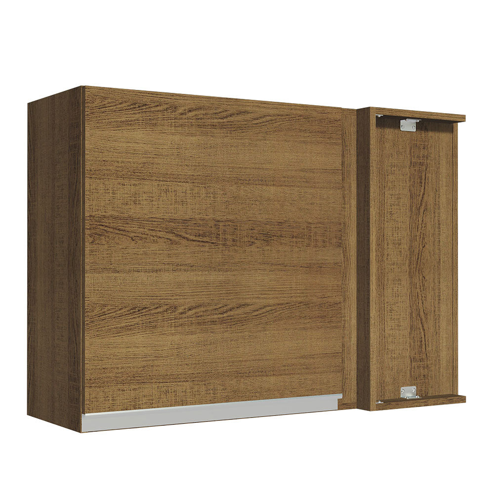 Alacena Esquinera 94 cm 1 Puerta Marrón Glamy Madesa