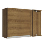 Alacena Esquinera 94 cm 1 Puerta Marrón Glamy Madesa