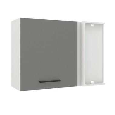 Alacena 94 cm 1 Puerta Blanco/Gris Agata Madesa