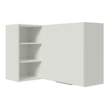 Alacena Cocina Esquinera 1 Puerta para línea de 60 cm de Profundidad Blanco Stella Madesa