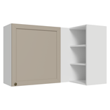 Alacena Cocina Esquinera Para Línea 60 cm de Profundidad Blanco/Crema Vik Madesa