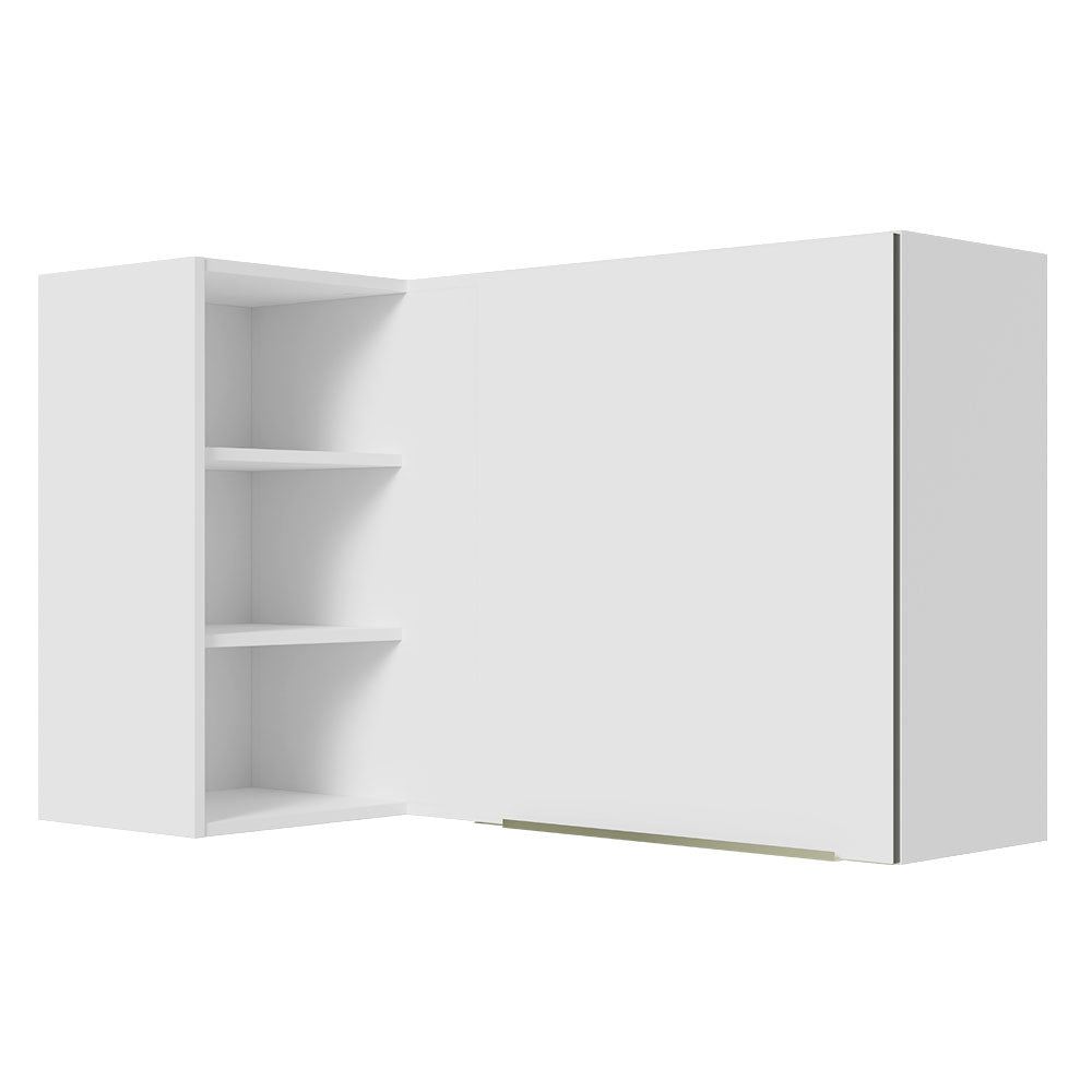 Alacena 102 cm 1 Puerta Lux Blanco/Blanco