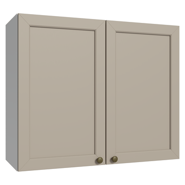 Alacena 80 cm 2 Puertas Blanco/Crema Vik Madesa