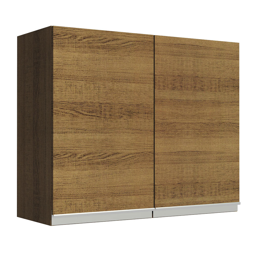 Alacena 80 cm 2 Puertas Marrón Glamy Madesa