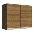 Alacena 80 cm 2 Puertas Marrón Glamy Madesa