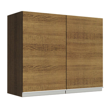 Alacena 80 cm 2 Puertas Marrón Glamy Madesa