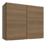 Alacena Cocina 80 cm 2 Puertas Marrón Stella Madesa