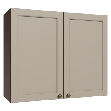 Alacena 80 cm 2 Puertas Marrón/Crema Vik Madesa