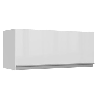Alacena 80 cm 1 Puerta 100% MDF Abatible Blanco Brillante Acordes Madesa