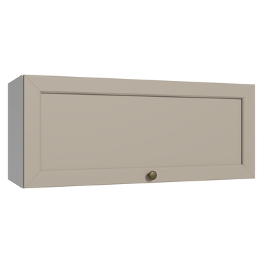 Alacena 80 cm 1 Puerta Abatible Blanco/Crema Vik Madesa