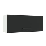 Alacena 80 cm 1 Puerta Agata Blanco/Negro
