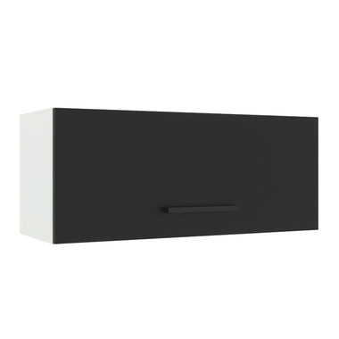Alacena 80 cm 1 Puerta Blanco/Negro Agata Madesa