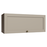Alacena Cocina 80 cm 1 Pueta Abatible Marrón/Crema Vik Madesa