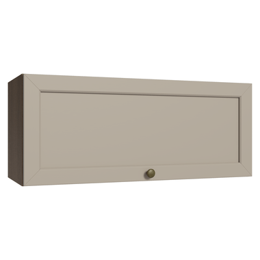 Alacena 80 cm 1 Puerta Abatible Marrón/Crema Vik Madesa