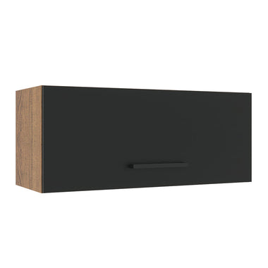 Alacena 80 cm 1 Puerta Marrón/Negro Agata Madesa