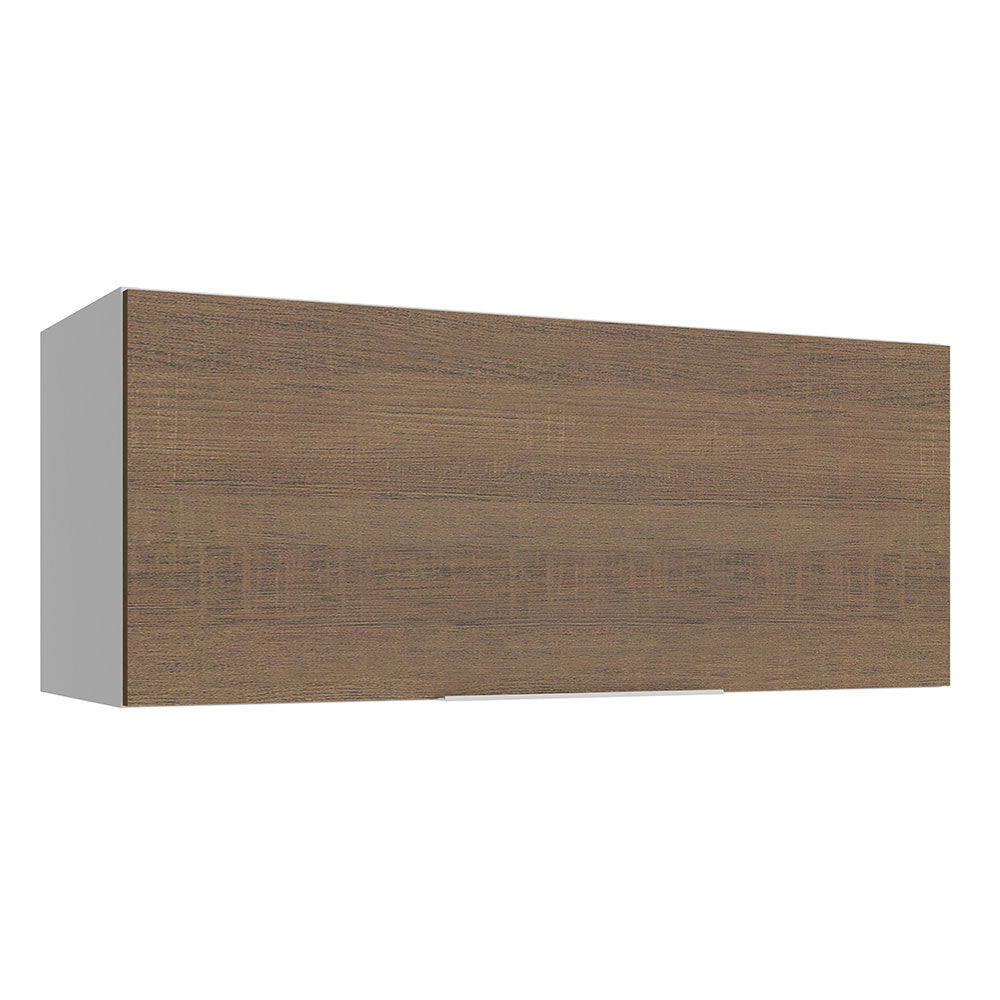 Alacena 80 cm 1 Puerta Stella Blanco/Marrón