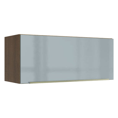 Alacena 80 cm 1 Puerta Marrón/Gris Lux Madesa