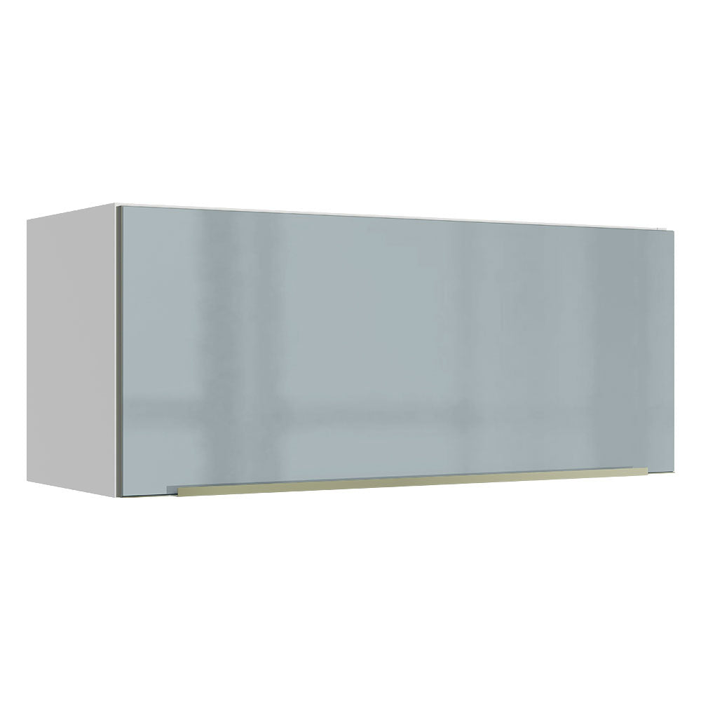 Alacena 80 cm 1 Puerta Lux Blanco/Gris