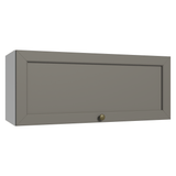 Alacena 80 cm 1 Puerta Puerta Rebatible Blanco/Gris Vik Madesa