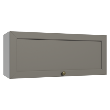 Alacena 80 cm 1 Puerta Rebatible Blanco/Gris Vik Madesa